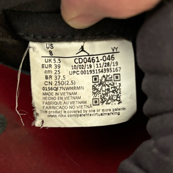 Nike Women’s Air Jordan 1 Retro High OG UNC To Chicago CD0461046 Sz 8 Blue/Red - Picture 7 of 7